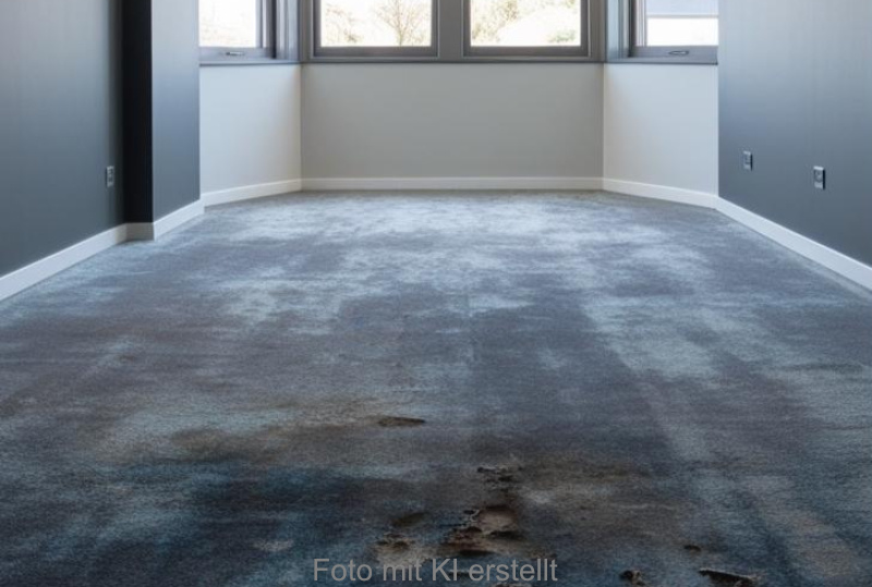 Entfernung sämtlicher Bodenbeläge 2 Alten Teppichboden entfernen res